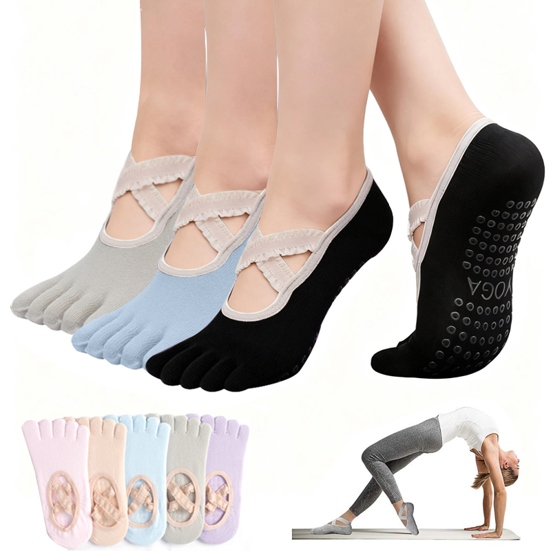 No Show Sock Women - 숙녀용 논슬립 필라테스 양말 여성용 레이스