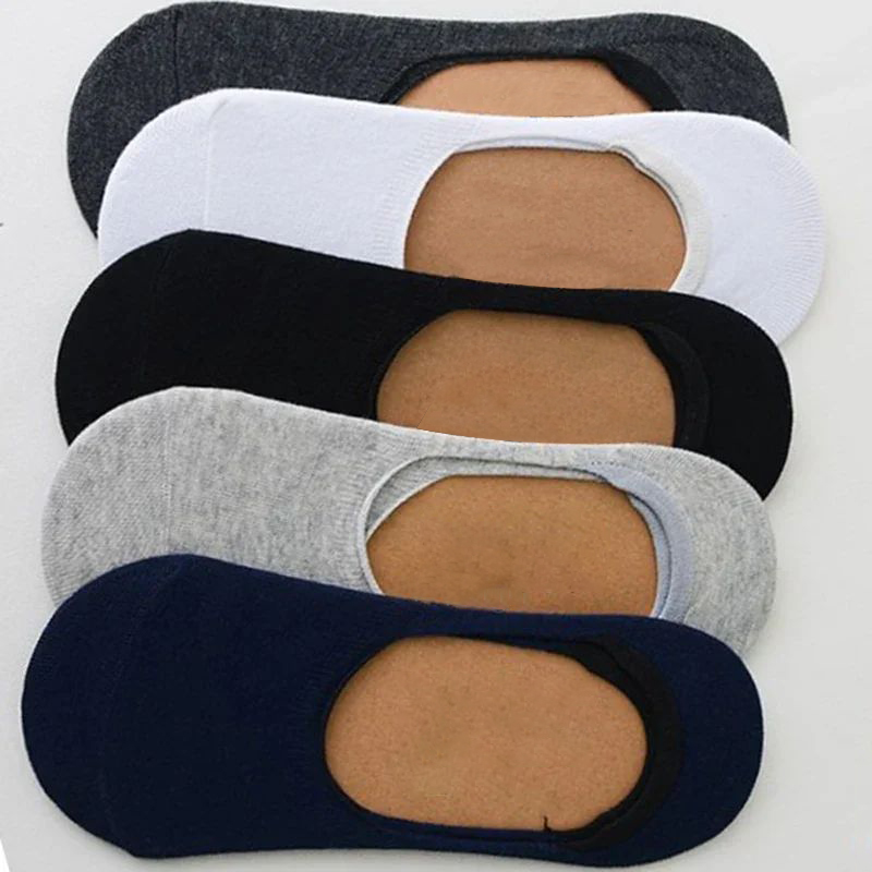 Ankle Sock Low Cut - 5 쌍 남성 보트 양말 여름
