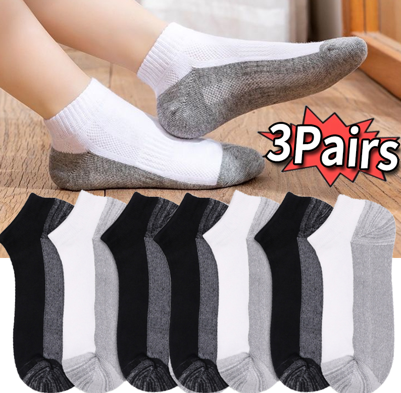 Ankle Sock Low Cut - 여름 얇은 발목 양말 남성 통기성
