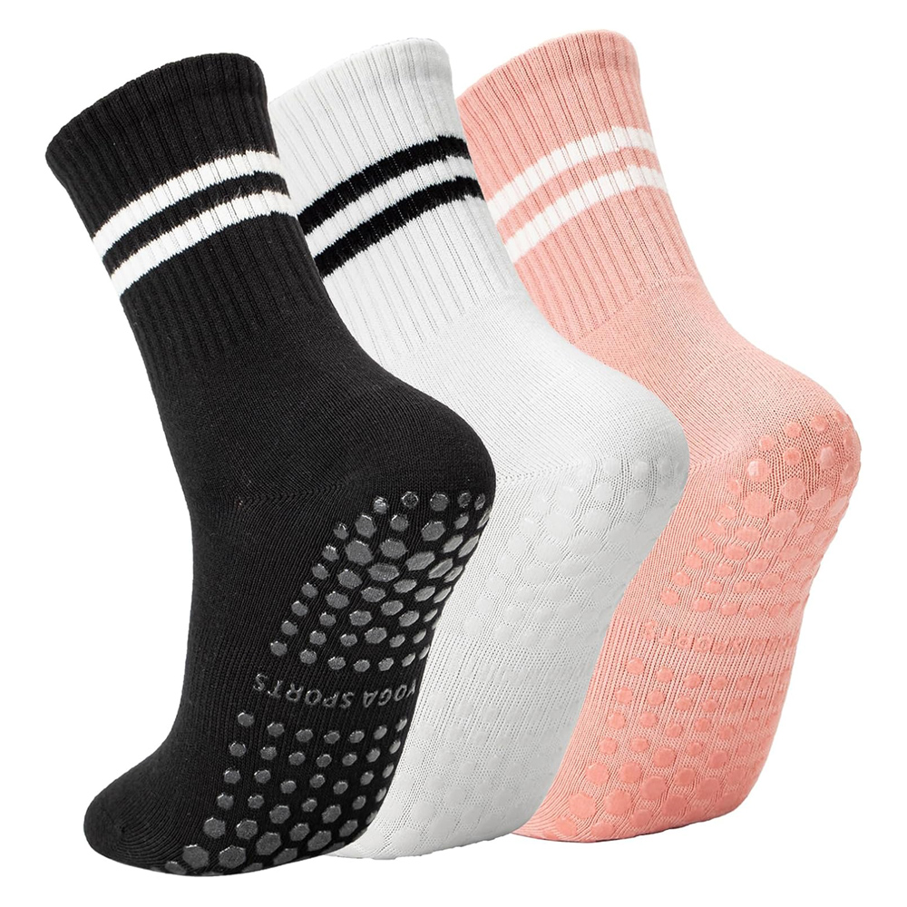 No Show Sock Women - 여성용 그립이 있는 요가 필라테스 양말,