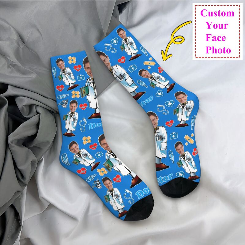 Dress Sock Men - 닥터 커스텀 남녀 공용 크루 삭스