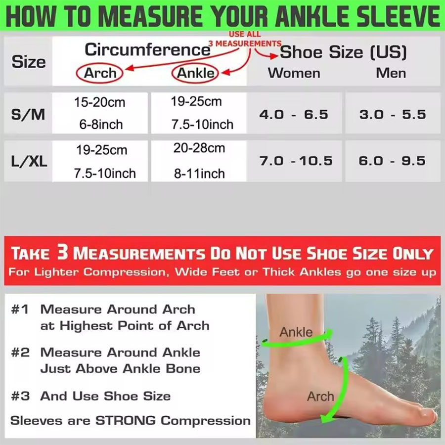 1 쌍의 스포츠 압축 양말, 발목/발뒤꿈치 지지용 20 - Ankle Brace Sock 리뷰 및 가격