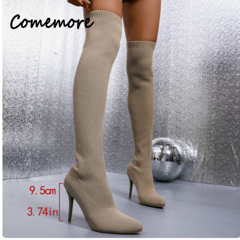 Comemore 여성용 2026 봄 가을 신상 니트 니 - Knee High Sock Women 리뷰 및 가격