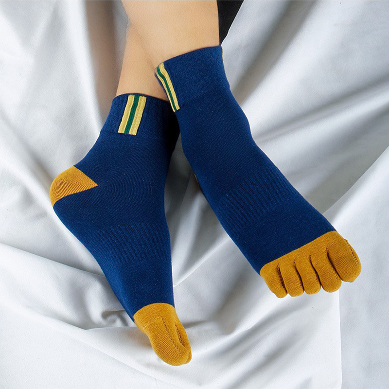 5 쌍 남성 캐주얼 5 발가락 코튼 양말 통기성 5 발 - Toe Sock Split 리뷰 및 가격