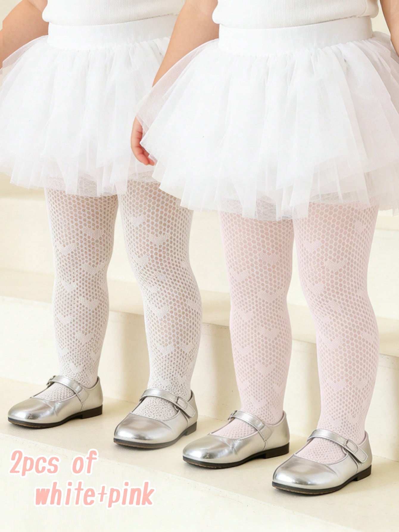 2Pcs 유아 소녀 하트 패턴 피쉬넷 스타킹 1-11Y - Tights Pantyhose Sheer 리뷰 및 가격