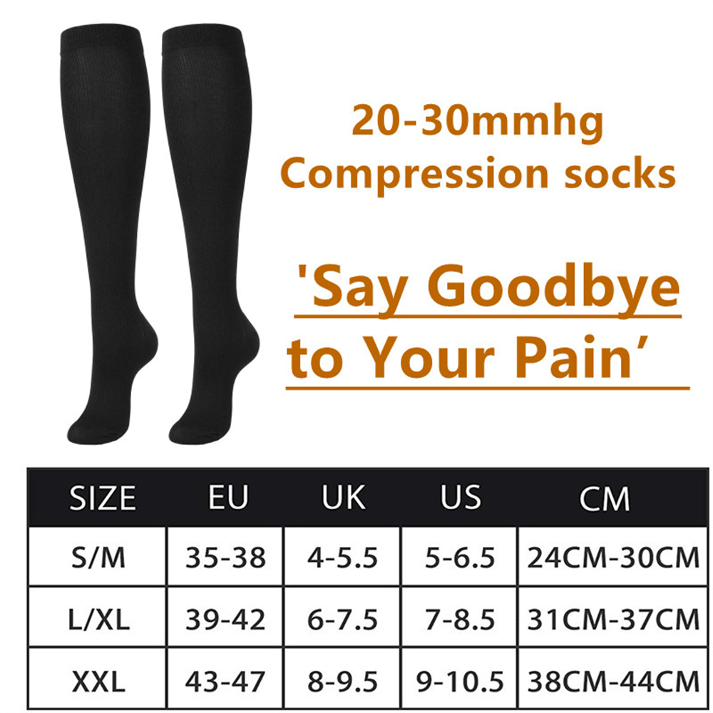 7 쌍 압축 양말 여성 남성 무릎 높이 임신 부종 당뇨 - Compression Sock Medical 리뷰 및 가격