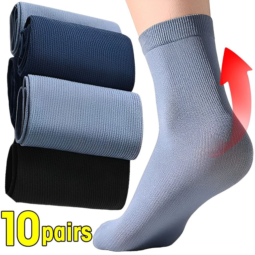 10켤레 패션 남성용 아이스 실크 양말 부드럽고 신축성 - Silk Sock Bamboo 리뷰 및 가격