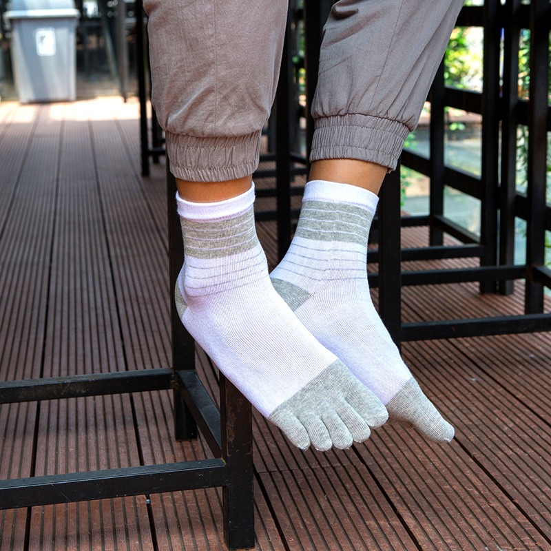 3/5켤레 남성용 5발가락 양말 부드러운 면 통기성 스 - Toe Sock Split 리뷰 및 가격