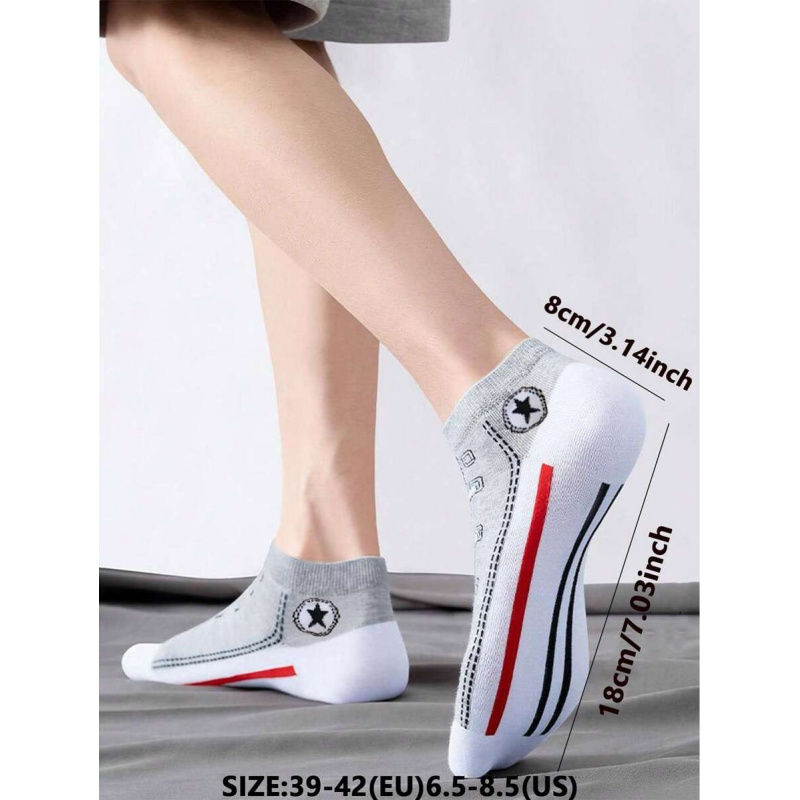 5/10쌍 멀티 컬러 통기성 로우 컷 발목 양말, 냄새 - Ankle Sock Low Cut 리뷰 및 가격