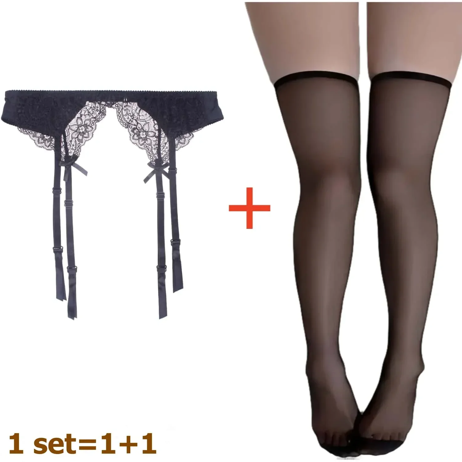 2PCS 여성용 서스펜더 레이스 스타킹 및 가터벨트 팬 - Tights Pantyhose Sheer 리뷰 및 가격