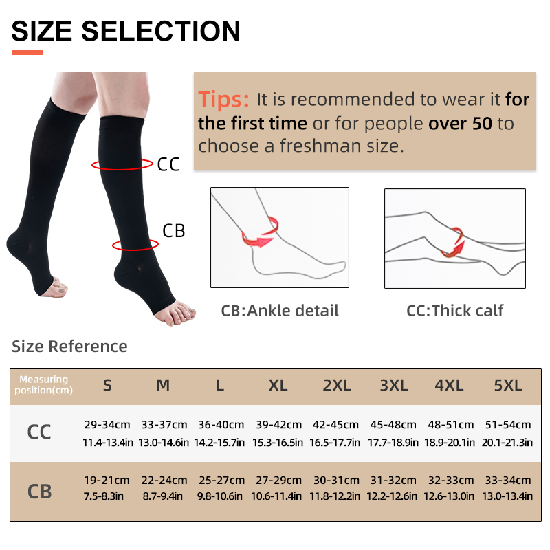 2025 스포츠 러닝 양말 30-40mmHg 1켤레 압 - Compression Sleeve Calf 리뷰 및 가격